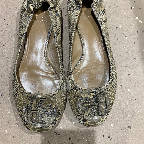 Tory Burch Snakeskin Flat - Picture 2 of 7